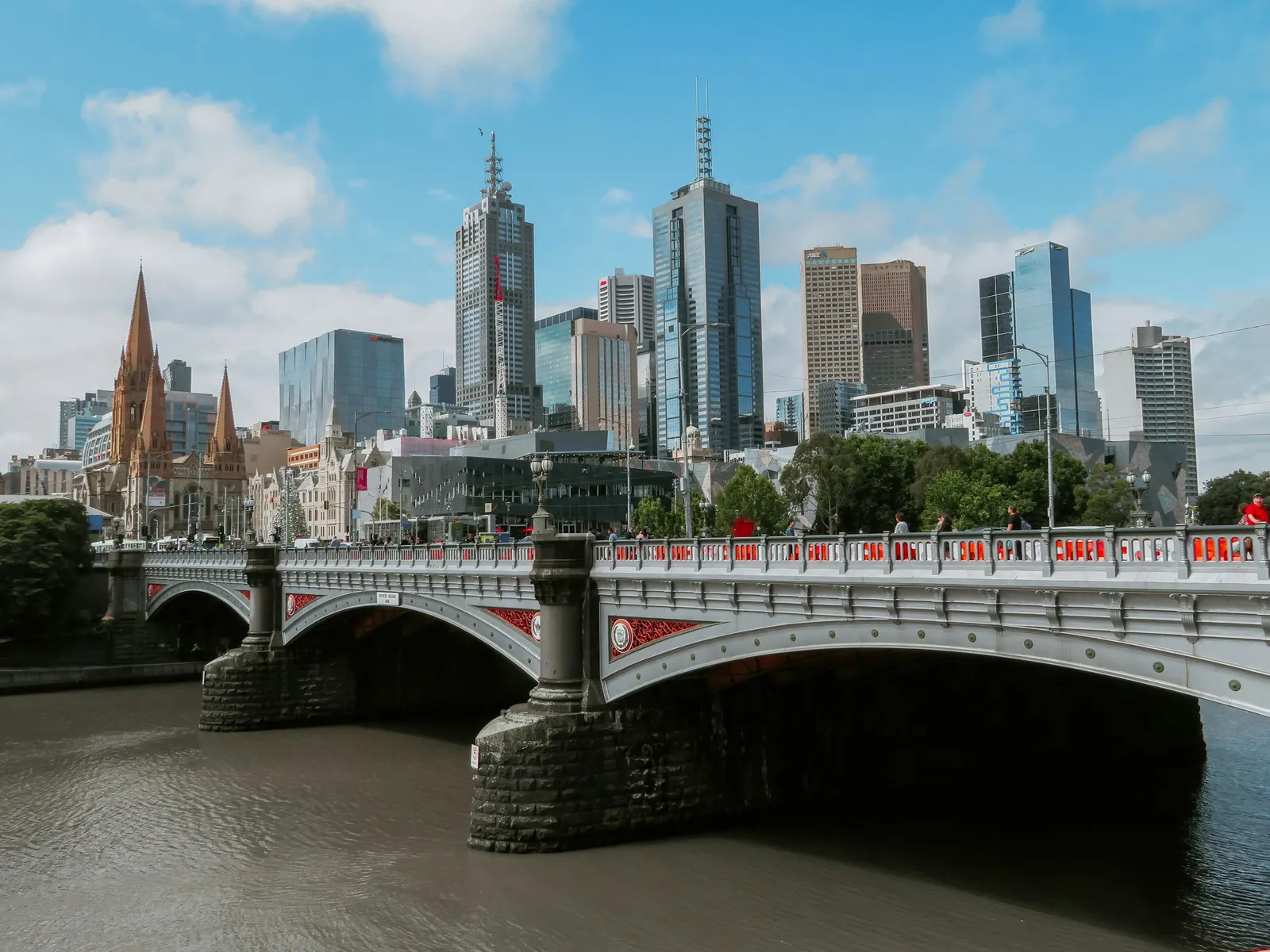 Melbourne city skyline